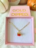Fall Pumpkin (Figaro Chain)