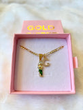 Small Green Saint Jude With Initial