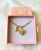 Saint Jude Diamond Heart With Initial