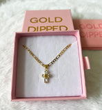Princesa Cross (Figaro Chain)