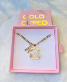Tousi Bear With Initial (White)