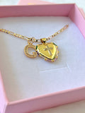Glorious Heart With Initial (Multicolor)
