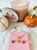 Fall Pumpkin (Figaro Chain)