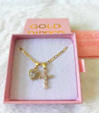 Icy Heart & Cross Set