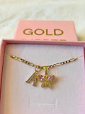 Pink Sugar Butterfly With Initial