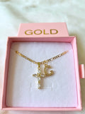 Marquise Cross With Initial