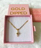 Princesa Cross (Figaro Chain)