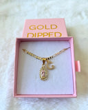 Tricolor Icy Dainty Mary With Letter