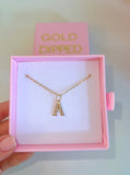 Icy Initial (Rolo Chain)