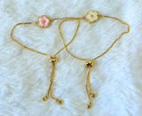 Flower Bracelet  In 2 Colors