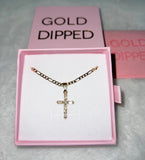 Baguette Diamond Cross