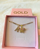 Pink Sugar Butterfly With Initial