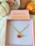 Fall Pumpkin (Figaro Chain)