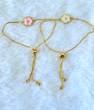 Flower Bracelet  In 2 Colors