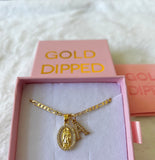 Bling Oval Mary With Initial