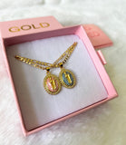 Pink Or Blue Oval Saint Jude