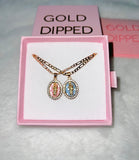 Pink Or Blue Oval Saint Jude