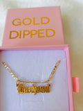 Diamond Cut Custom Name Plate