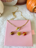 Fall Pumpkin (Figaro Chain)