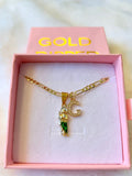 Small Green Saint Jude With Initial