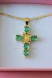 Emerald Mary Cross