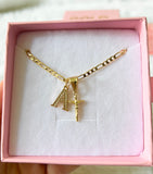 Dainty Crucifix With Initial