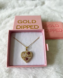 Red Love Heart (Rolo Chain)