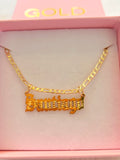 Diamond Cut Custom Name Plate