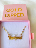 Diamond Cut Custom Name Plate
