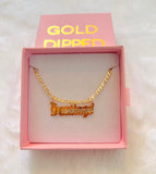 Diamond Cut Custom Name Plate
