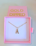 Icy Initial (Rolo Chain)