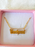 Diamond Cut Custom Name Plate