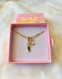 Small Green Saint Jude With Initial