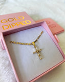 Baguette Diamond Cross