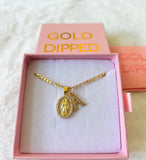 Bling Oval Mary With Initial