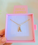 Icy Initial (Rolo Chain)