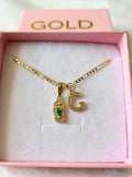 Dainty Icy Saint Jude With Initial