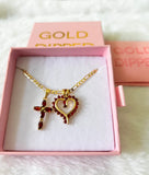 Red Heart & Cross