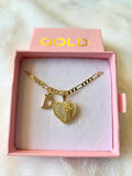 Saint Jude Diamond Heart With Initial