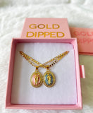 Pink Or Blue Oval Saint Jude