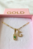 Dainty Icy Saint Jude With Initial