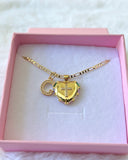 Glorious Heart With Initial (Multicolor)