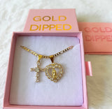 Mary & Cross Set