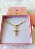 Baguette Diamond Cross