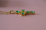 Emerald Mary Cross