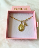 Diamond Cut Lady Of Guadalupe With Initial