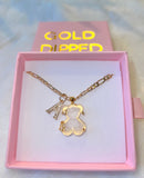 Tousi Bear With Initial (White)