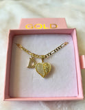 Saint Jude Diamond Heart With Initial