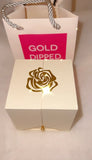 White Forever Rose Jewelry Box