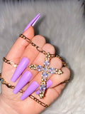 April Cross (Figaro Chain)